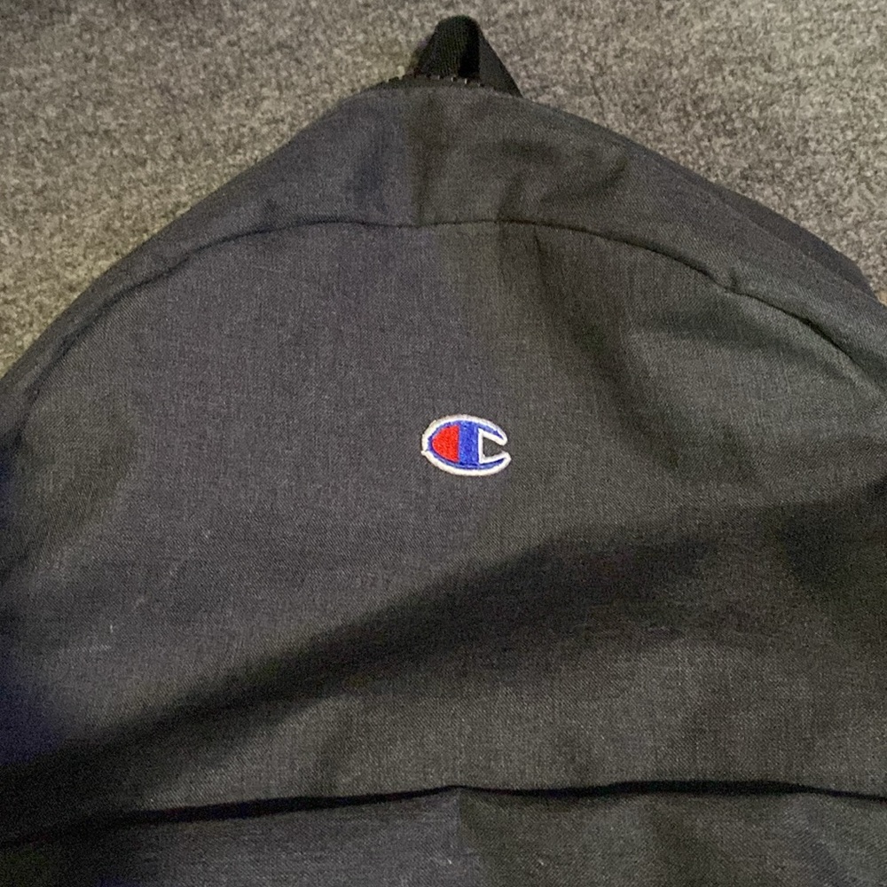 Champion Black Medium Sized Backpack - image 3
